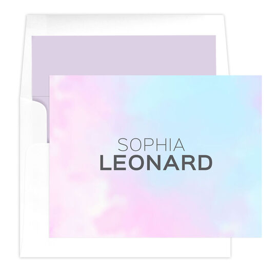 Sophia Tie-Dye Folded Note Cards